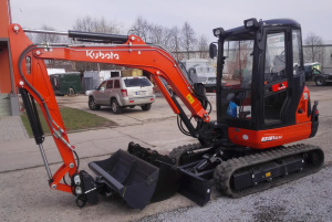 Foto: Pasové mini rypadlo KUBOTA KX 101