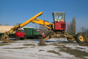 Foto: Kráčející bagr Menzi Muck 5000 T2